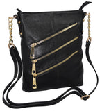Genuine Leather Multi Pocket Women's Crossbody Bag