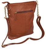 Genuine Leather Multi Pocket Women's Crossbody Bag