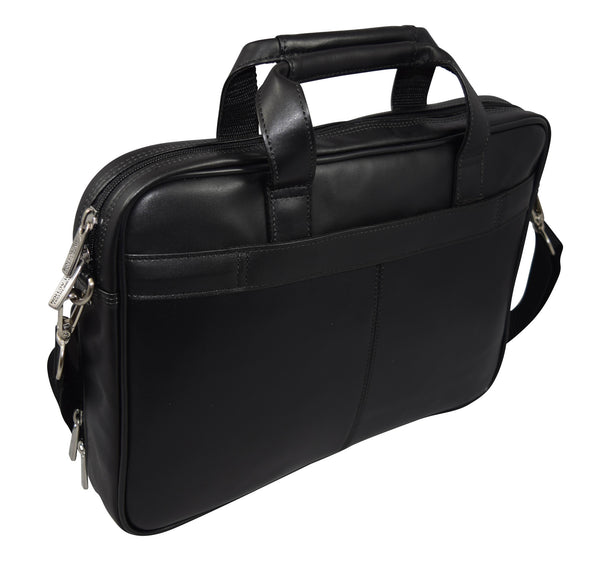 Cole Reaction Leather Briefcases "Port Of The Plan" Top Zipper