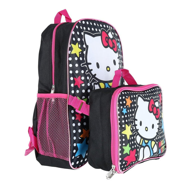 Hello Kitty 16" Backpack With Detachable Matching Lunch Box Kal's