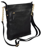 Genuine Leather Multi Pocket Women's Crossbody Bag