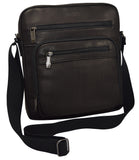 Kenneth Cole The "Any Other Day" Colombian Leather Top Zipper Messenger Day Bag Table Case
