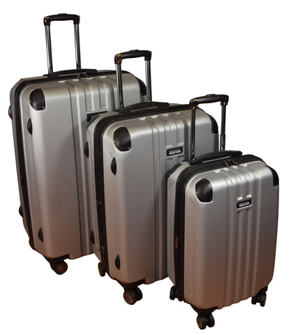 Kenneth Cole Reaction Reverb Expandable Luggage Spinner Wheeled Suitcase, 3 Pc Set