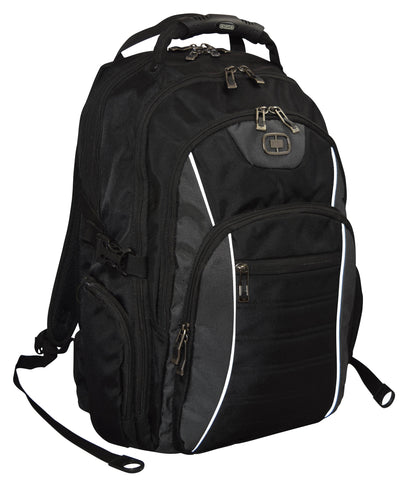 Ogio EZ Scan Checkpoint Friendly Travelware 17" Padded Laptop Backpack-Black