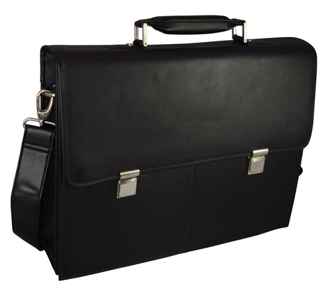 Jourdan Mens Executive Leather Briefcase