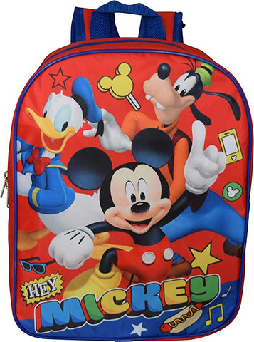Mickey Mouse 15" Backpack (Red-Blue)