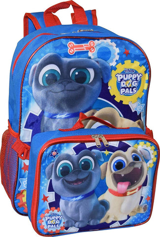 Puppy Dog Pals 16" Backpack W/ Detachable Lunch Box