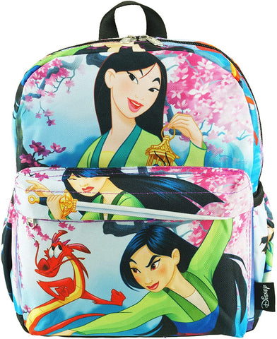 Disney Princess - Mulan Deluxe Allover Print 12" Toddler Backpack - A20269