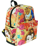 Beauty and the Beast 12" Deluxe Allover Print Toddler Backpack - A21306