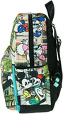 Mickey Mouse 12" Deluxe Allover Print Toddler Backpack - A21376