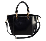 DS, Women's PU Leather Small Tote Handbag