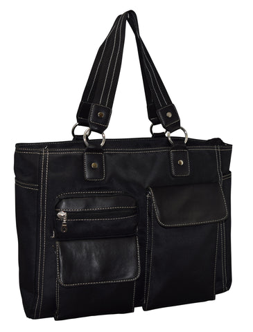 Ultimate Work Tote, Business Women's Laptop Tote Bag With Padded Removable Compartment For Computer Up To 14.5"