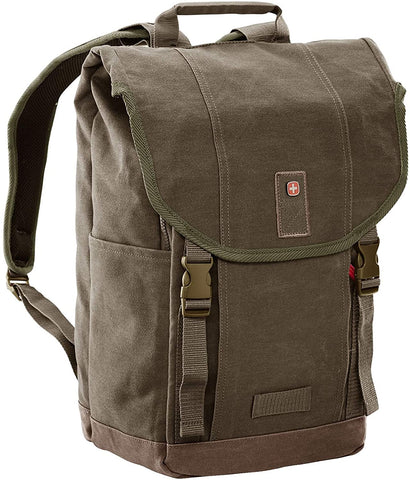 Wenger Foix 16'' Laptop Backpack with Tablet Pocket - Olive Green