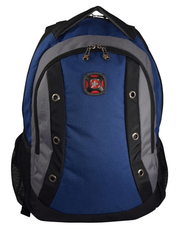 SwissGear Mensa 16" Padded Laptop Backpack (Black-Blue-Gray)