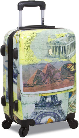 Rolite Mosaic RL-9217 20" Spinner Carry-On Luggage Suitcase